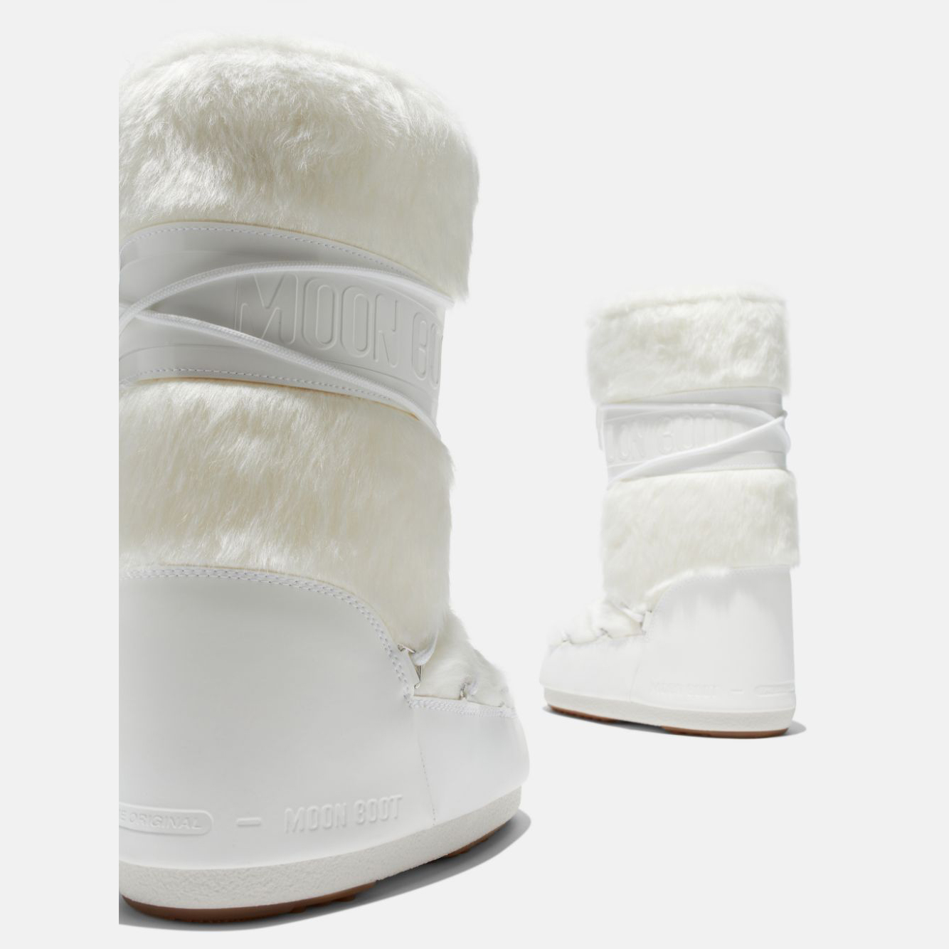 Moon Boot® Classic Vinterstøvler Dame Hvite NO-837501